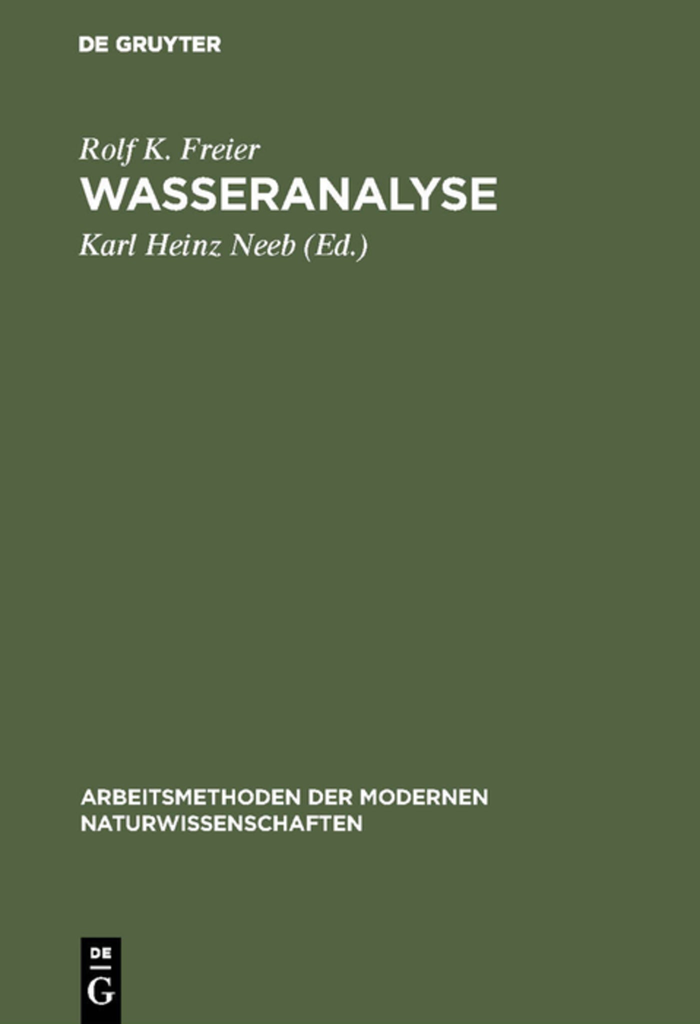 Wasseranalyse