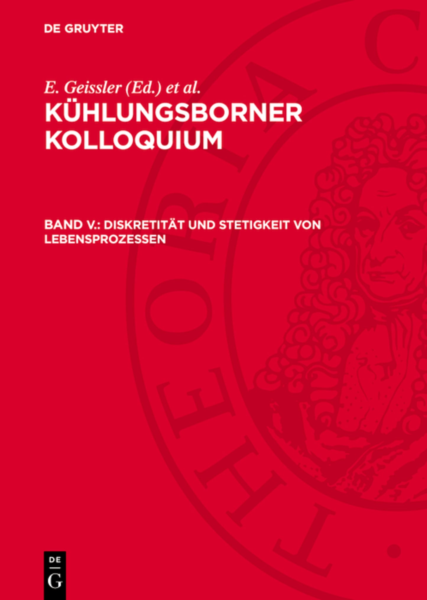 Diskretität und Stetigkeit von Lebensprozessen