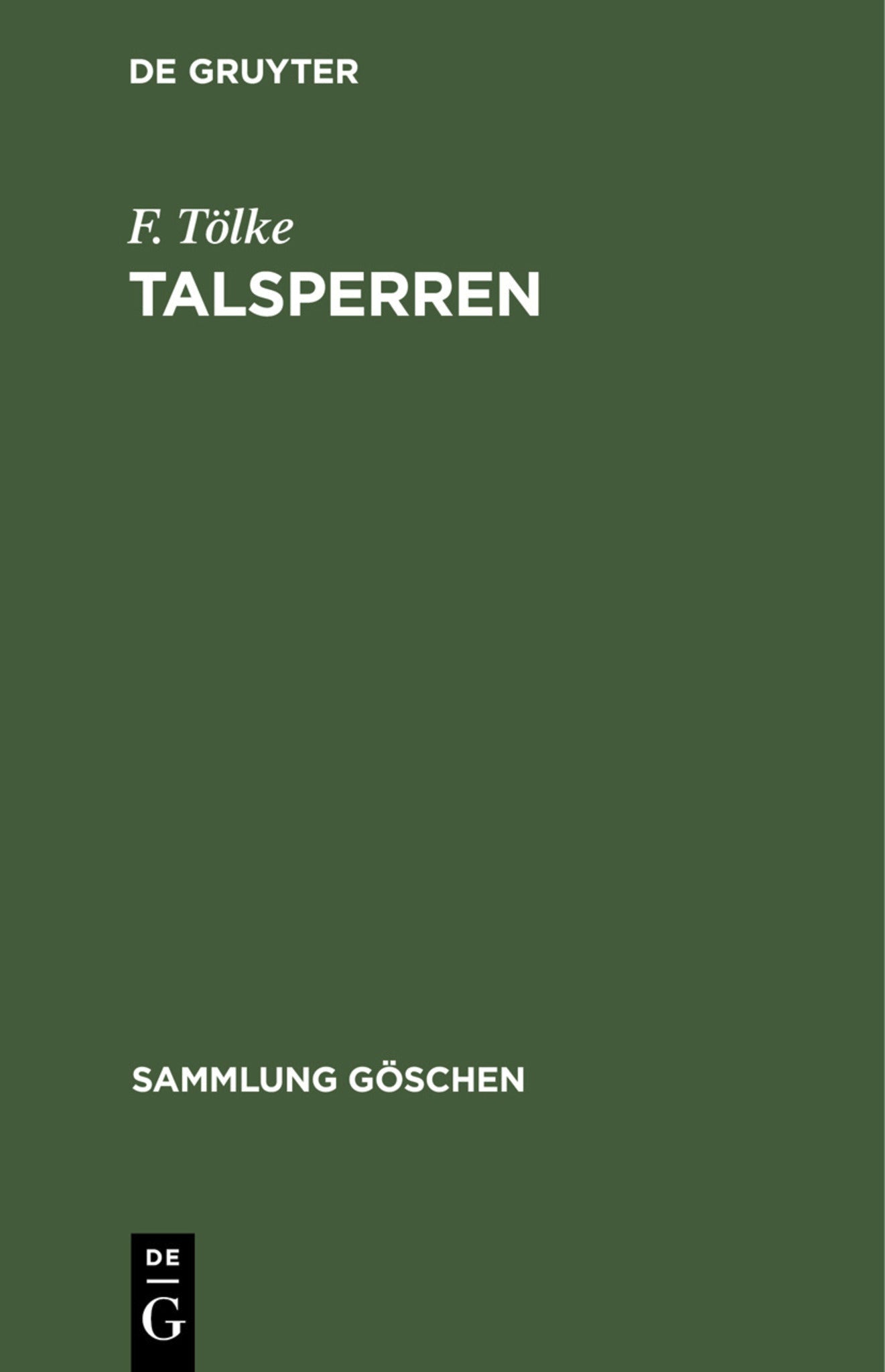 Talsperren