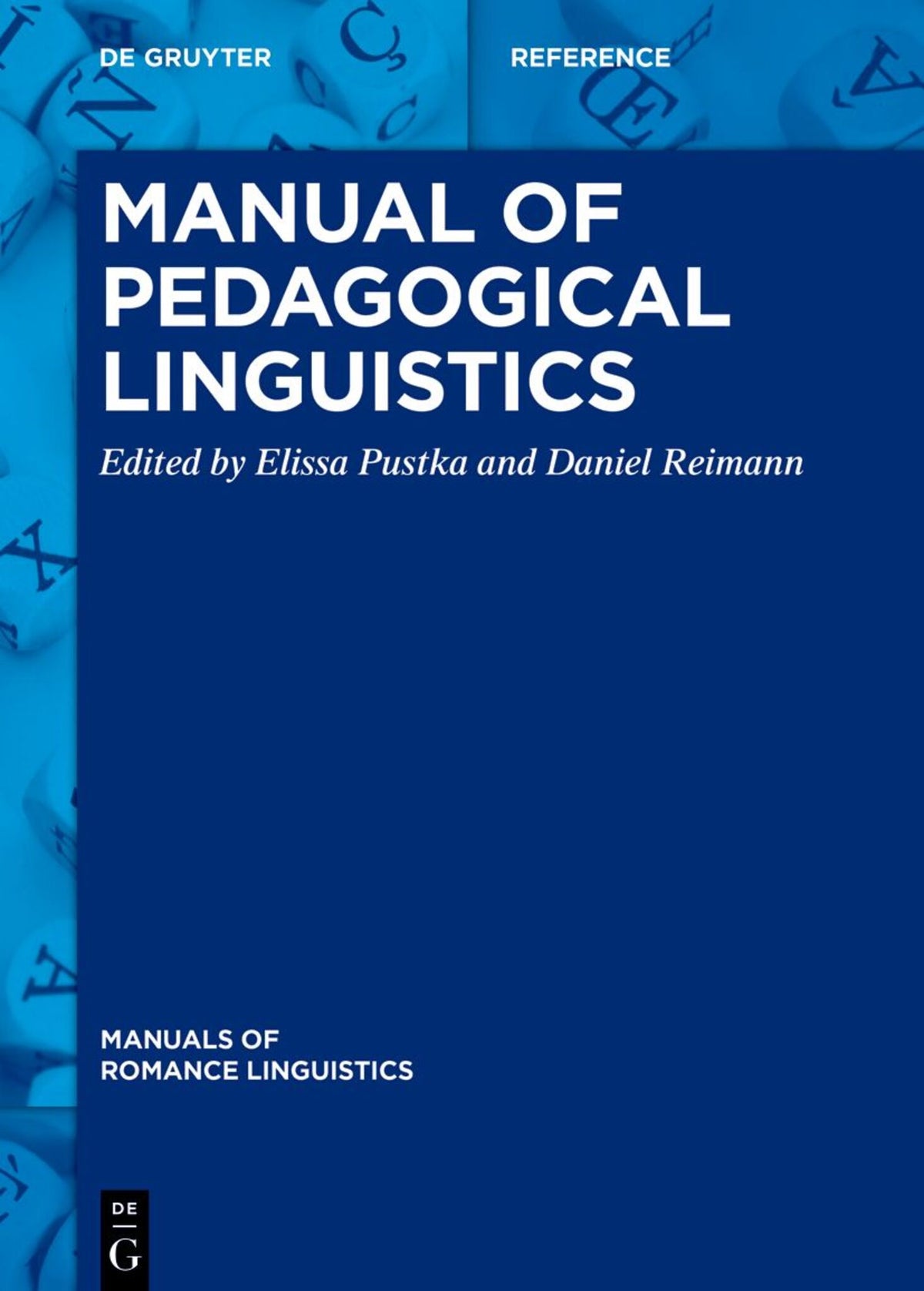 Cover image for Manual of Pedagogical Linguistics ISBN 9783111206479