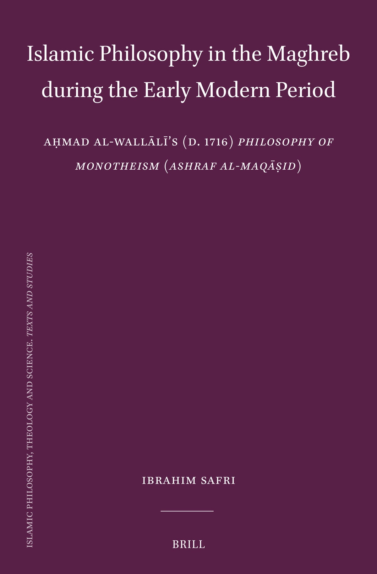 Islamic Philosophy in the Maghreb during the Early Modern Period