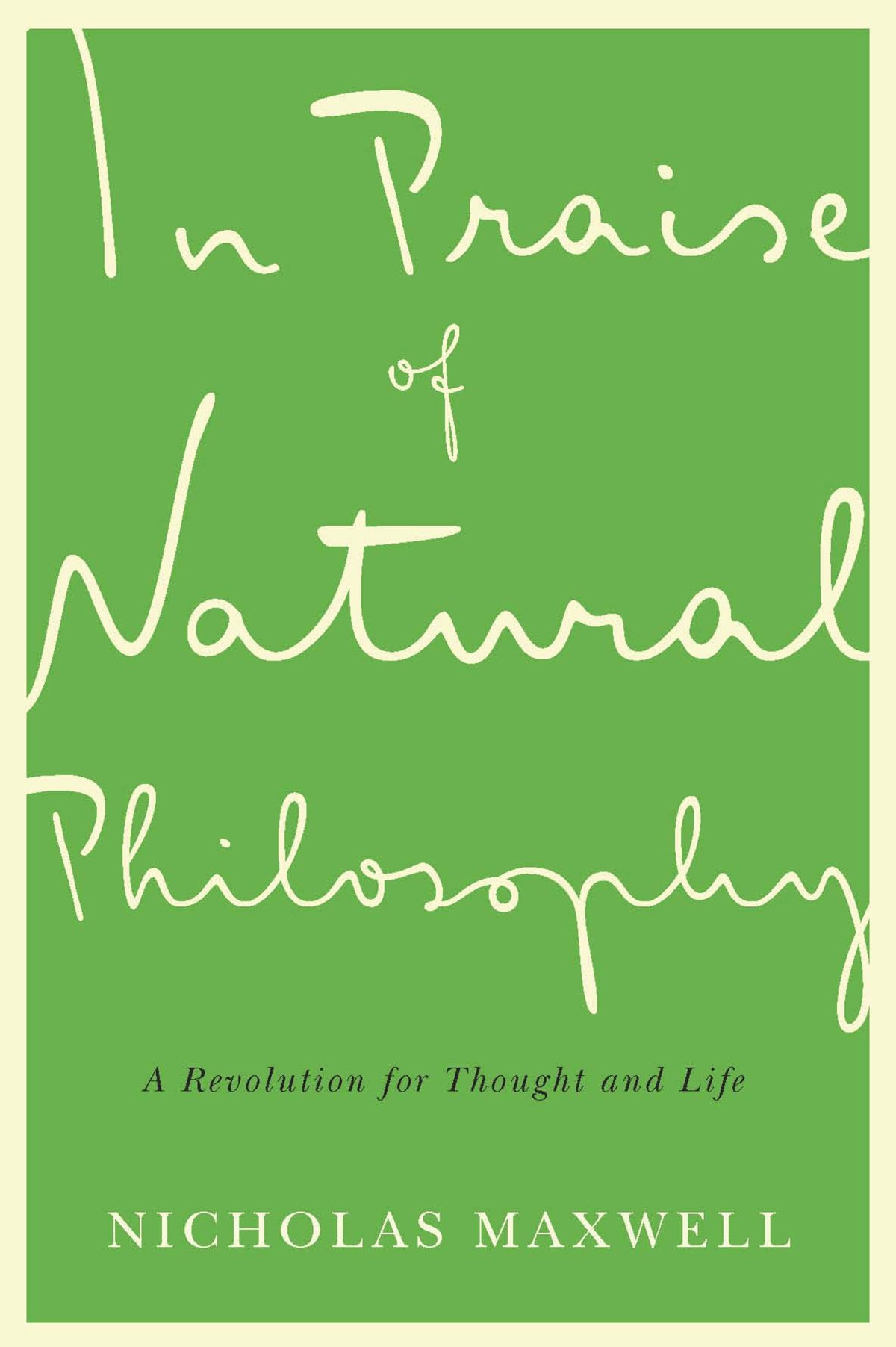 Cover image for In Praise of Natural Philosophy ISBN 9780773549043