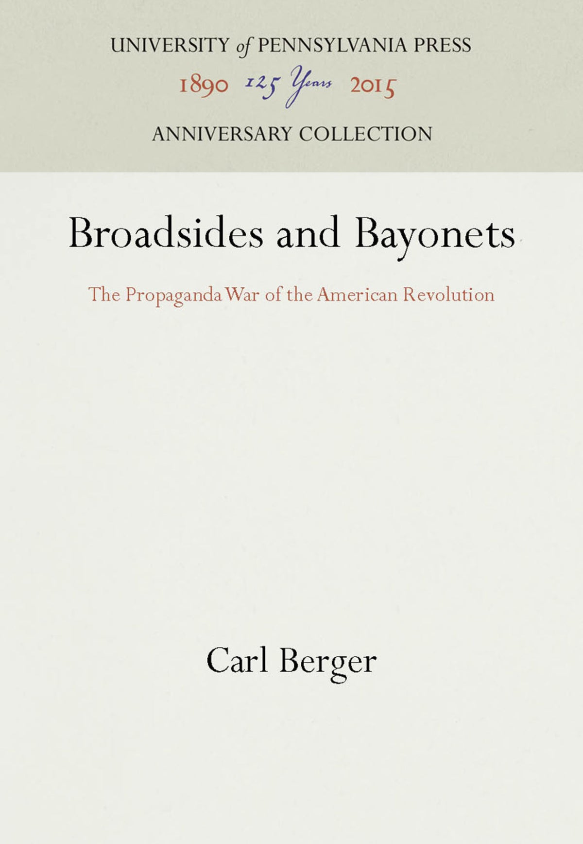 Cover image for Broadsides and Bayonets ISBN 9781512800623