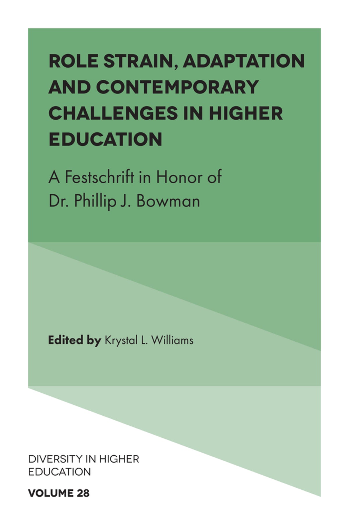 Cover image for Role Strain, Adaptation and Contemporary Challenges in Higher Education ISBN 9781837080274