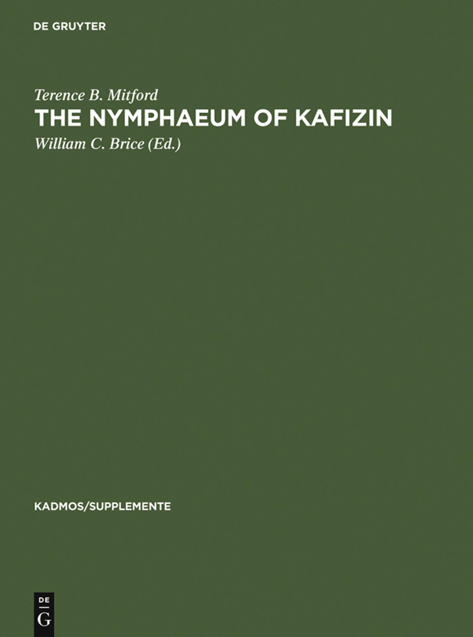 The Nymphaeum of Kafizin