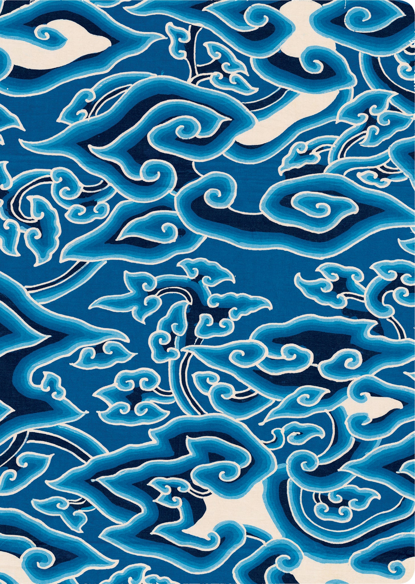 Cover image for Batik 'Blue Clouds' Lined Hardcover Journal ISBN 9780804855679