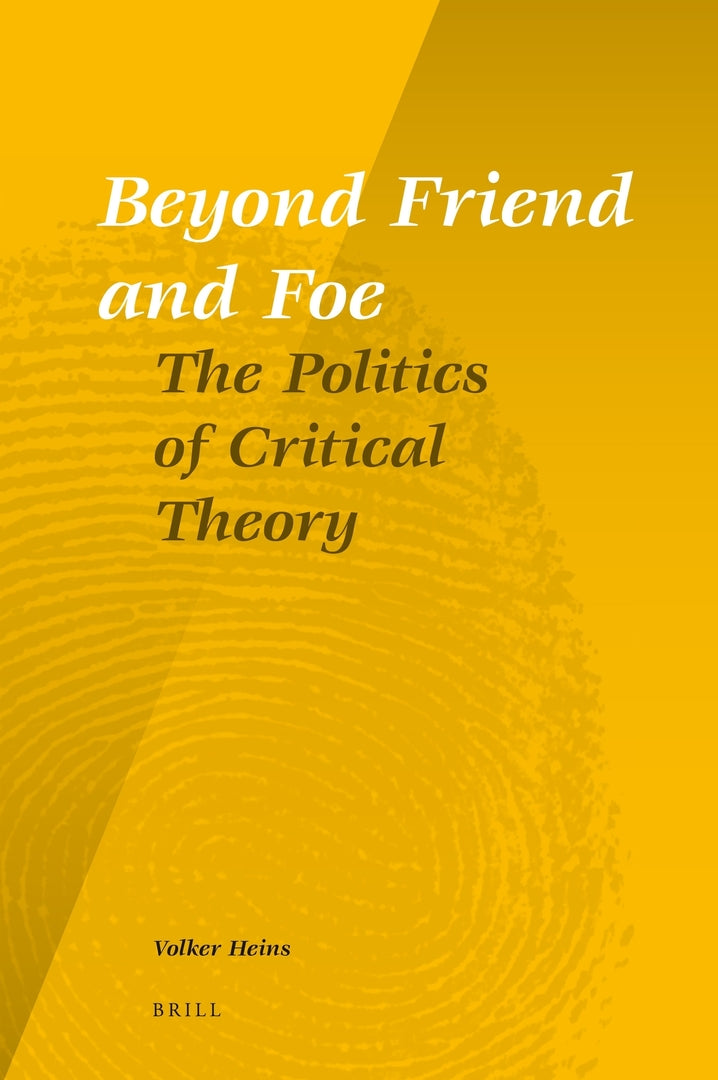 Cover image for Beyond Friend and Foe ISBN 9789004188006