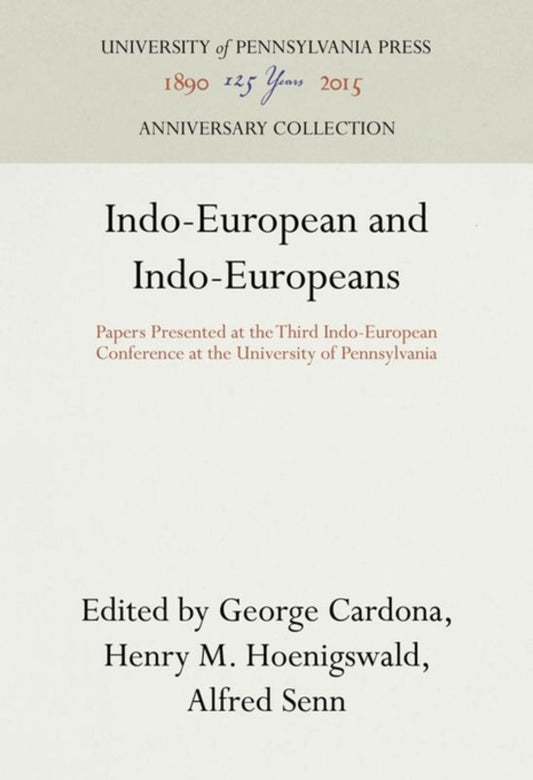 Indo-European and Indo-Europeans