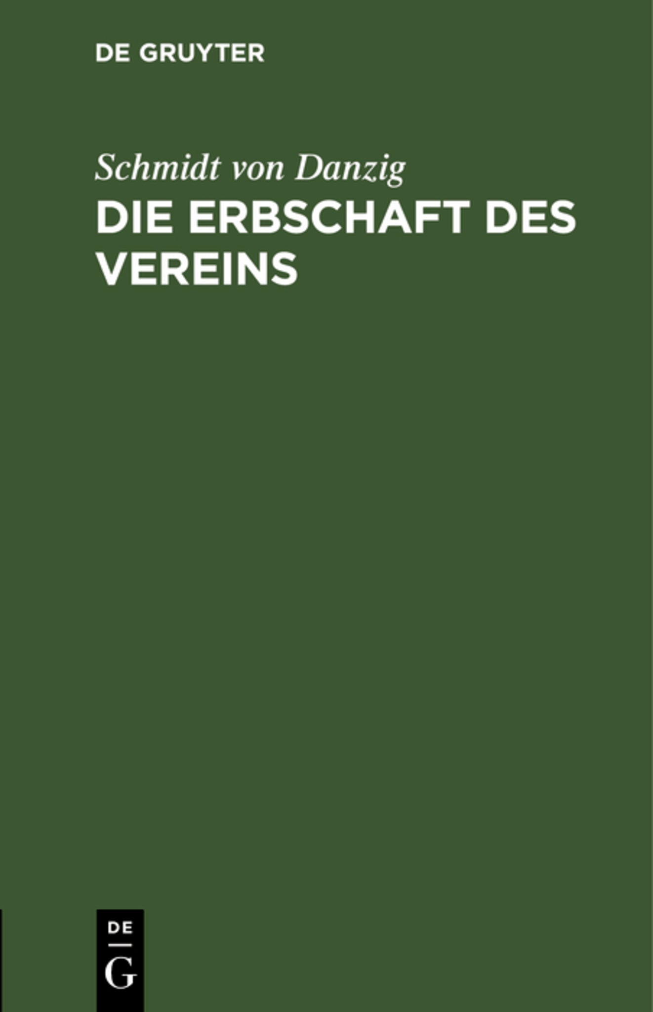 Die Erbschaft des Vereins