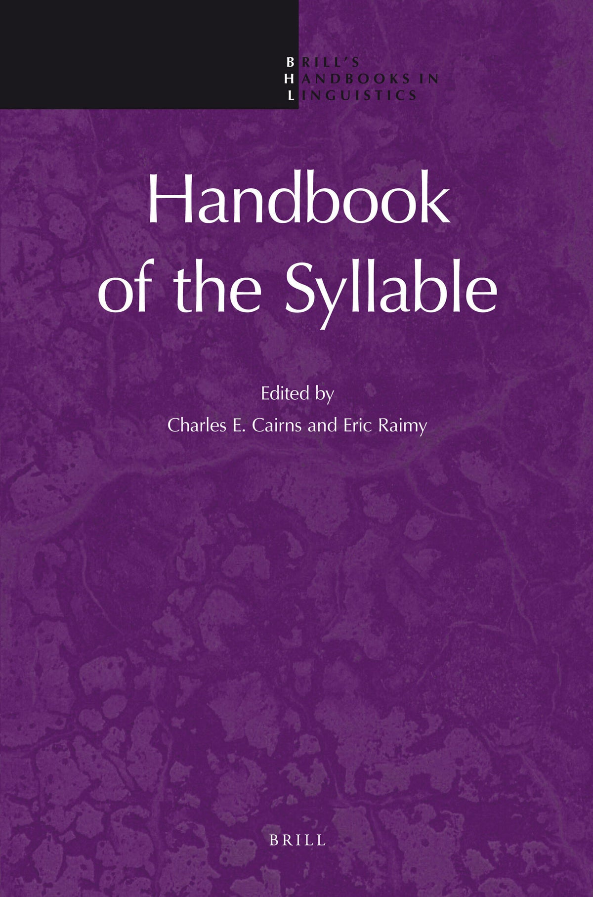 Cover image for Handbook of the Syllable ISBN 9789004187405