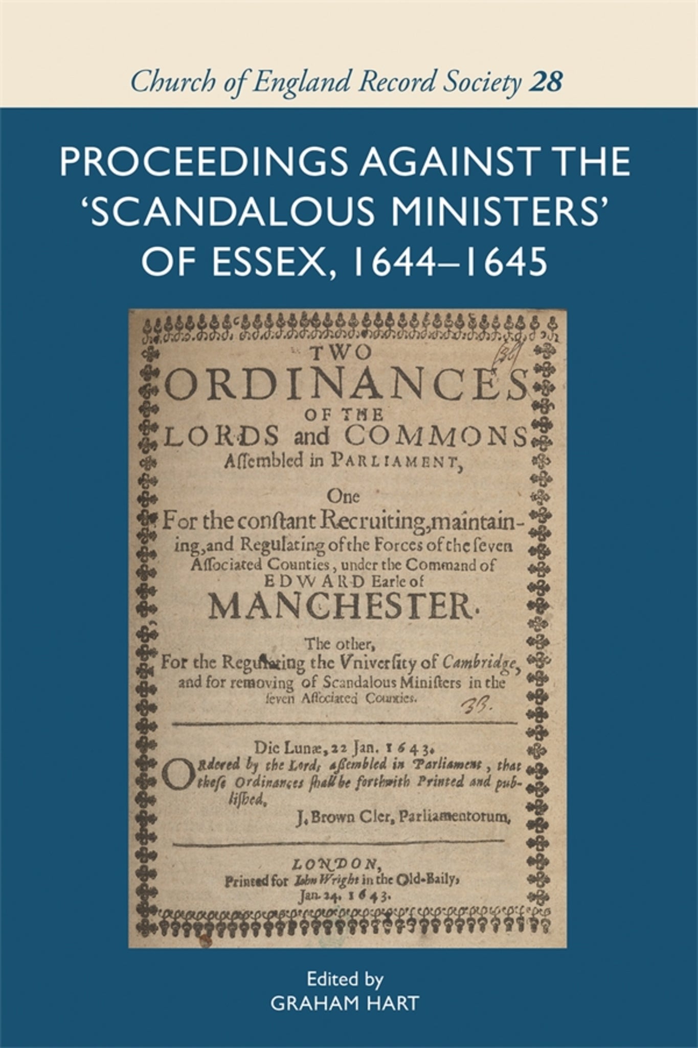 Cover image for Proceedings against the 'scandalous ministers' of Essex, 1644-1645 ISBN 9781837651863