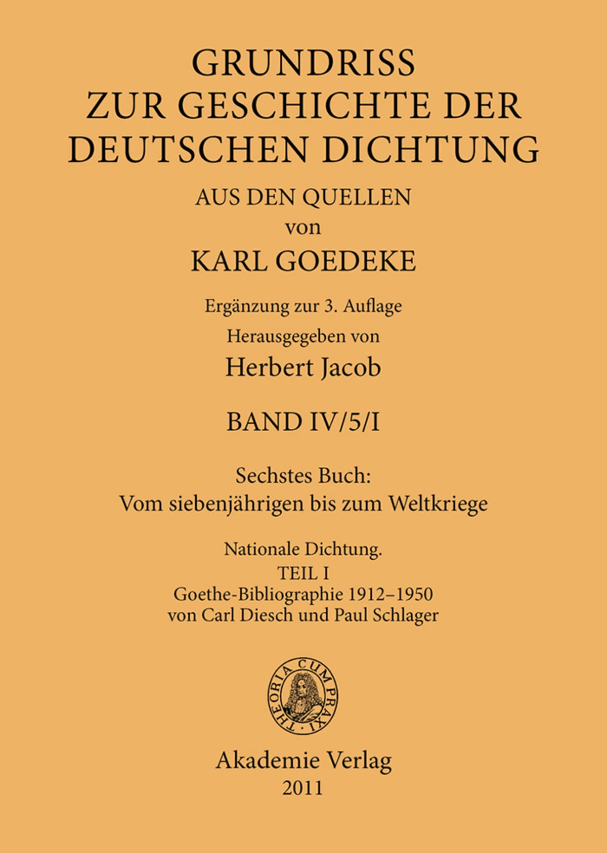 Sechstes Buch: Vom siebenjährigen bis zum Weltkriege