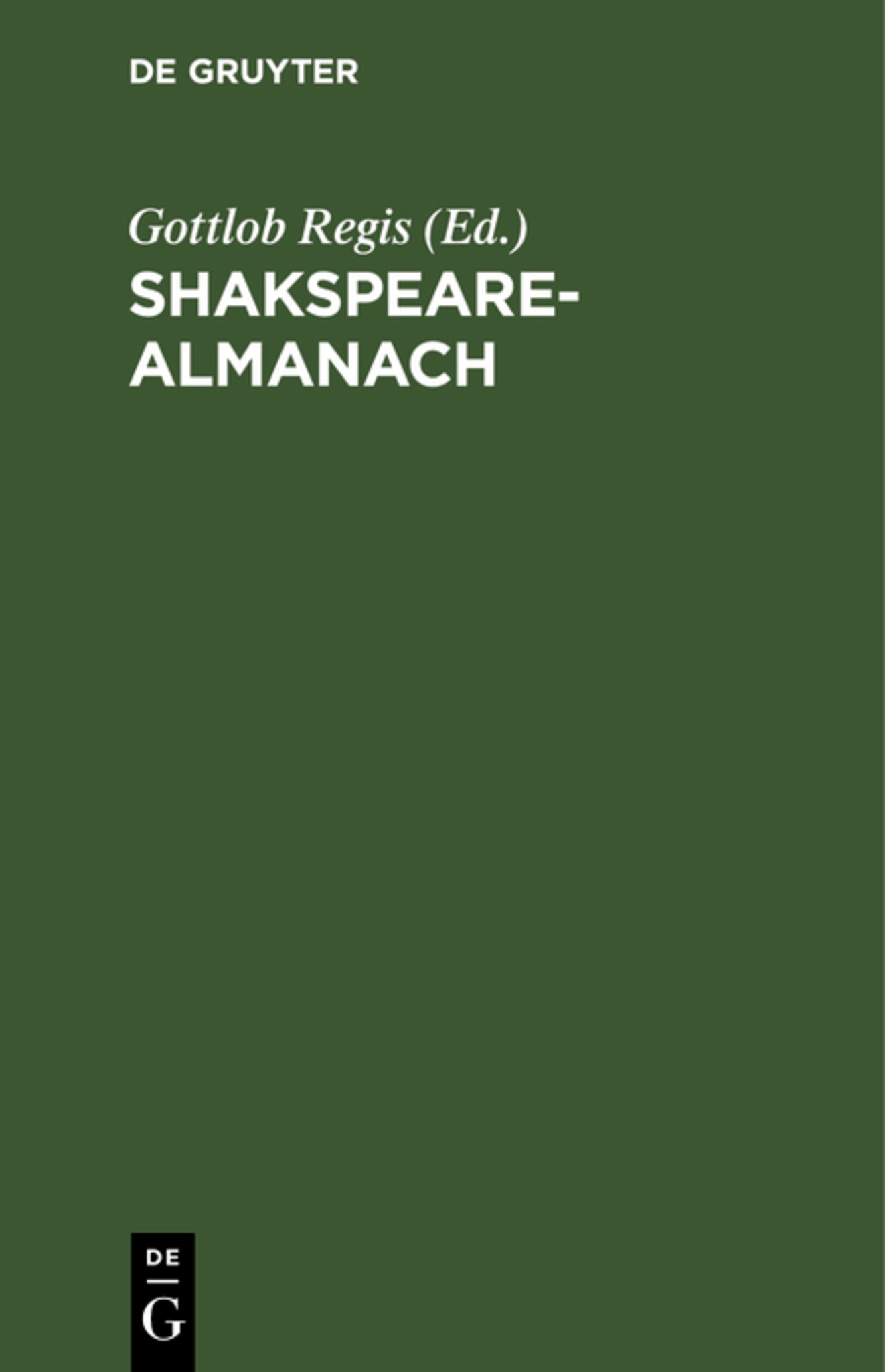 Shakspeare-Almanach