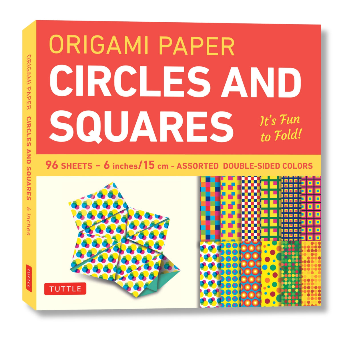 Cover image for Origami Paper - Circles and Squares 6 inch - 96 Sheets ISBN 9780804847681