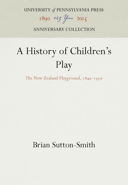 A History of Children's Play