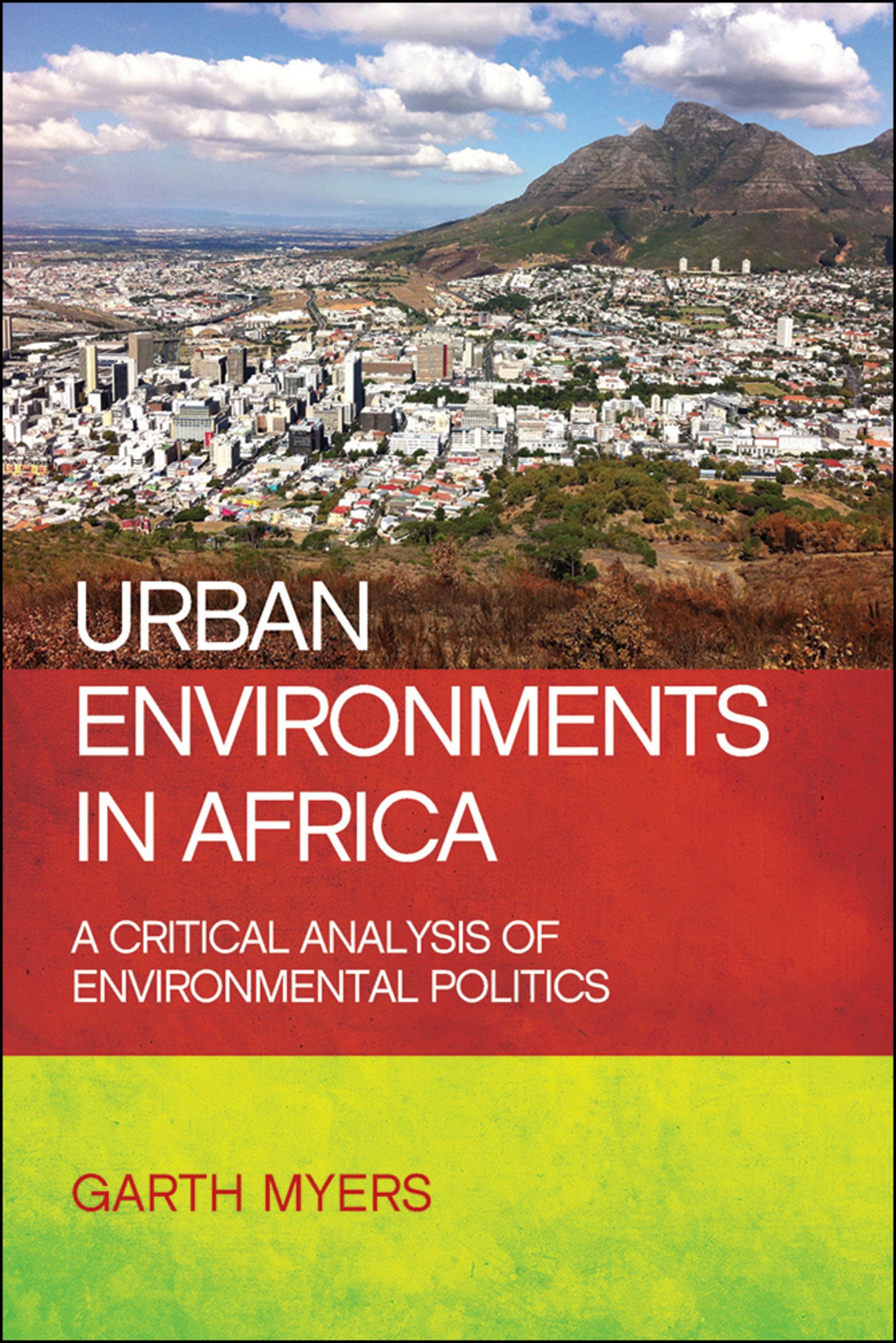 Cover image for Urban Environments in Africa ISBN 9781447322924