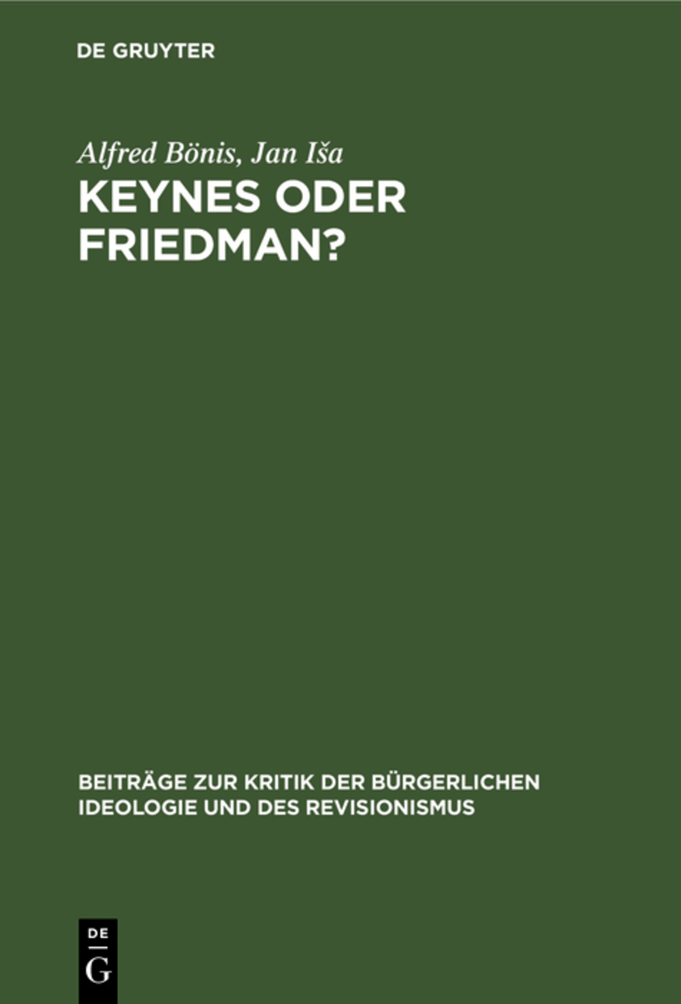 Keynes oder Friedman?