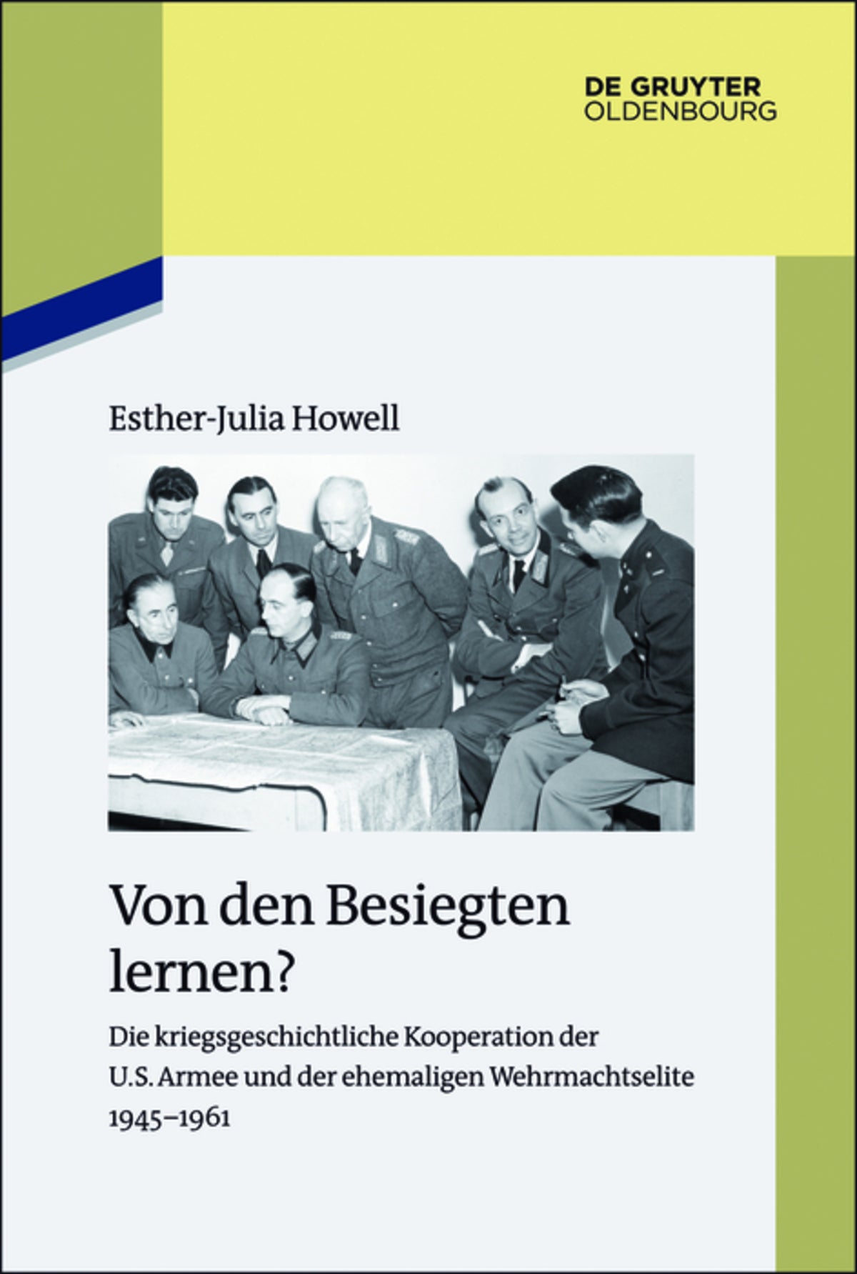 Cover image for Von den Besiegten lernen? ISBN 9783110414783