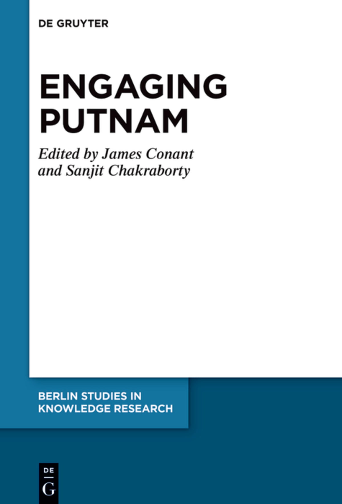 Cover image for Engaging Putnam ISBN 9783110769166