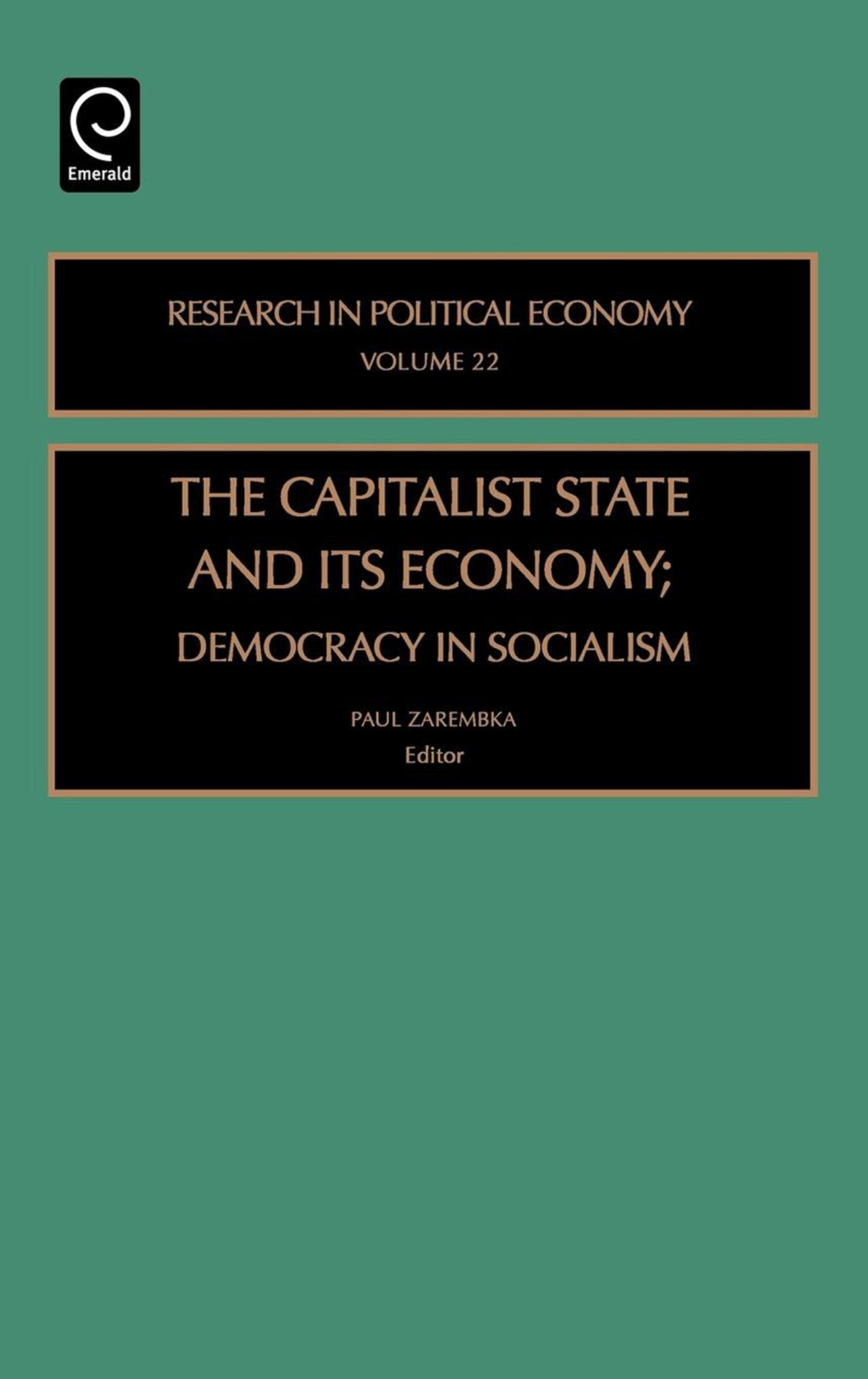 Cover image for Capitalist State and Its Economy ISBN 9780762311767