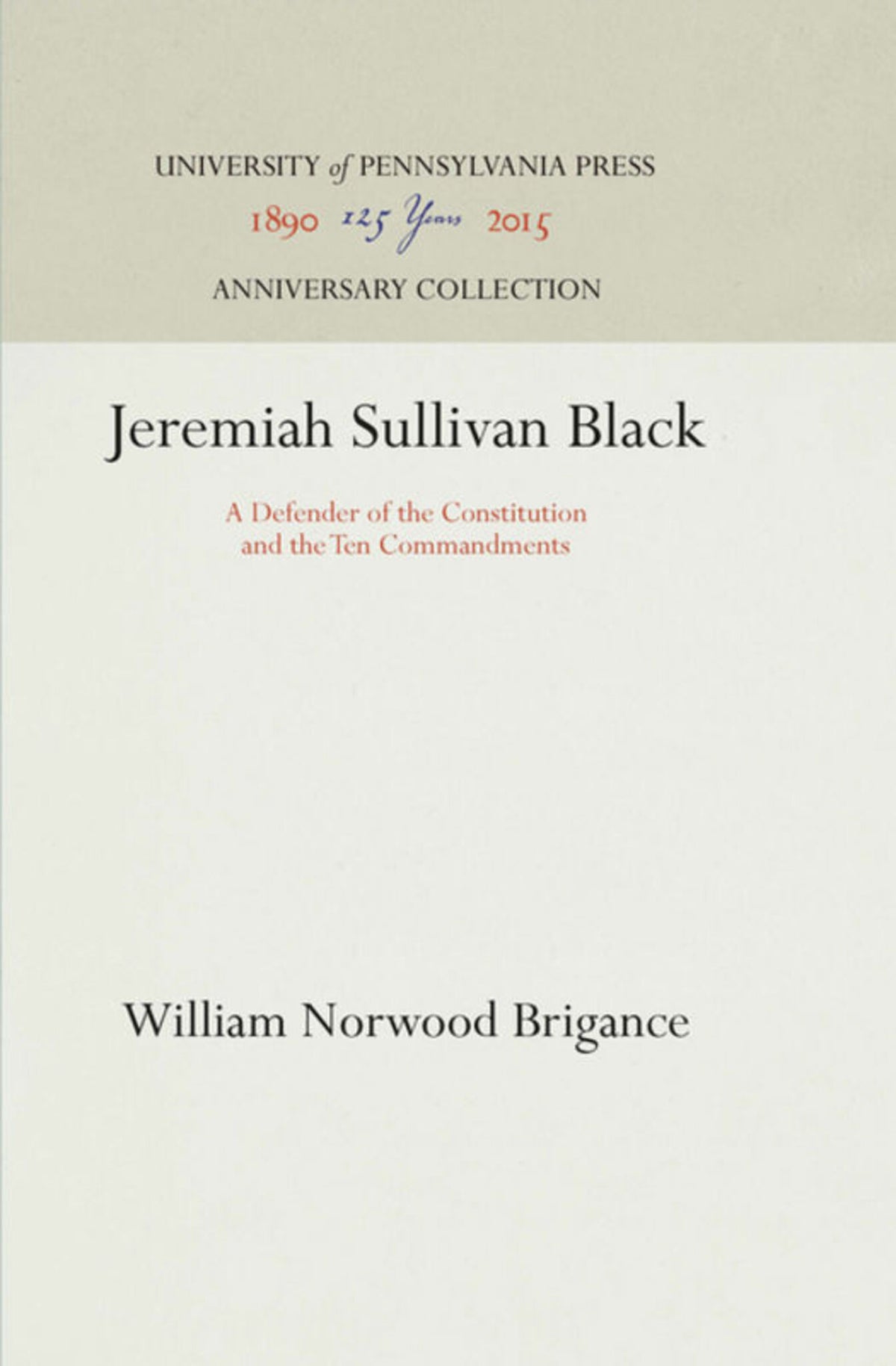 Jeremiah Sullivan Black