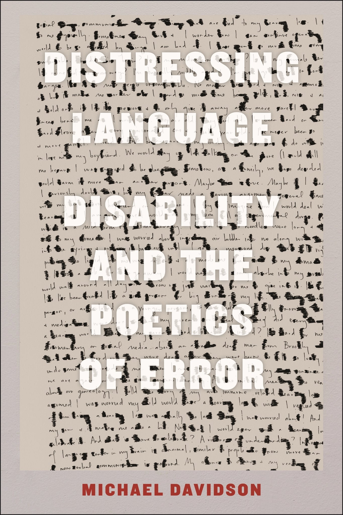 Cover image for Distressing Language ISBN 9781479813865