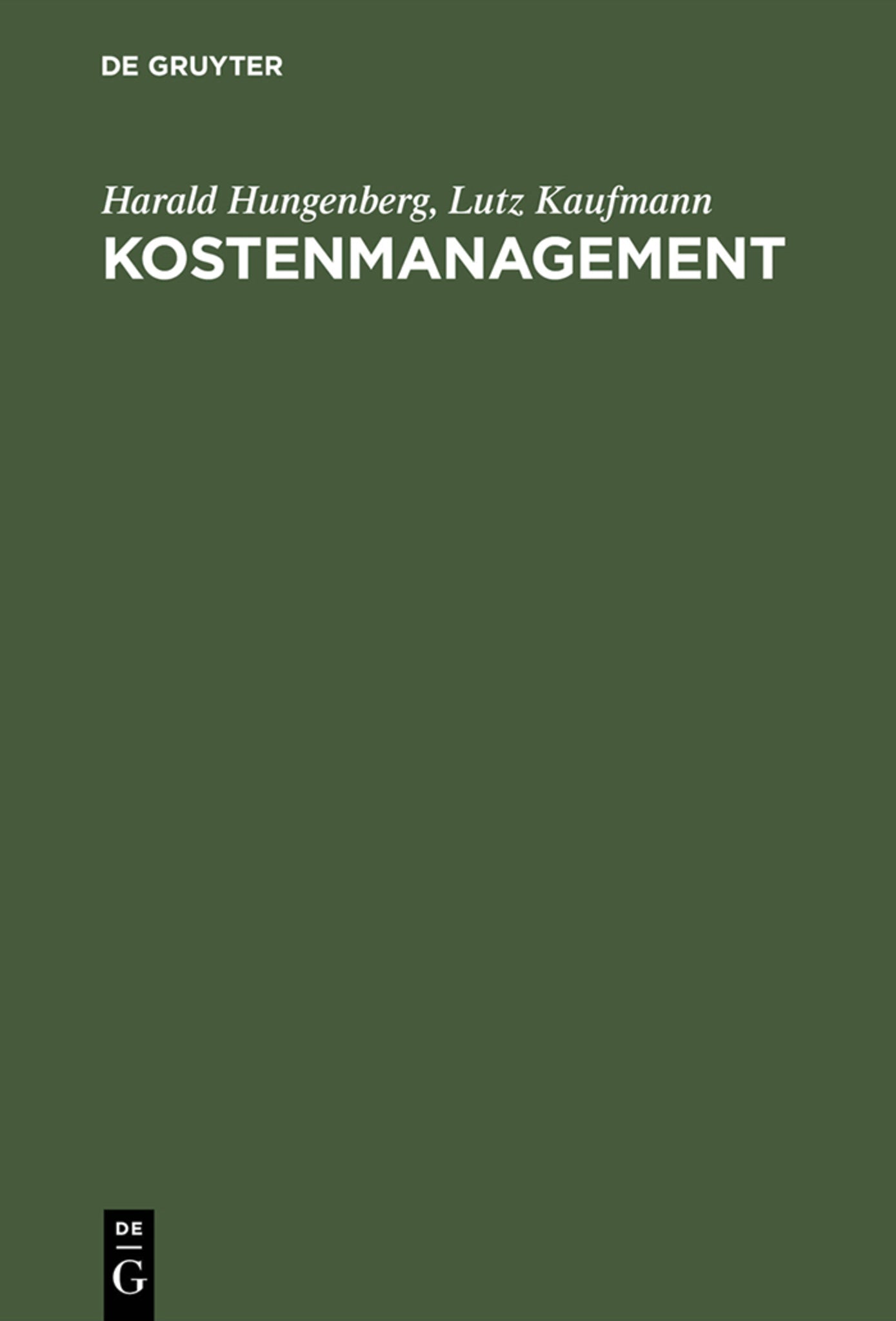 Kostenmanagement