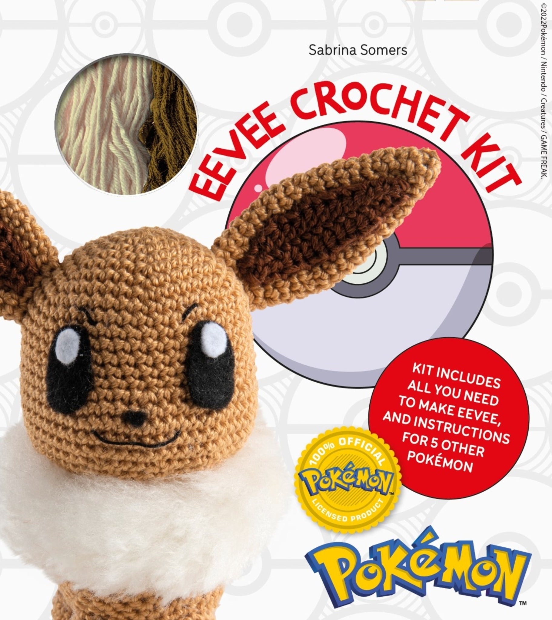 Pokémon Crochet Eevee Book & Kit