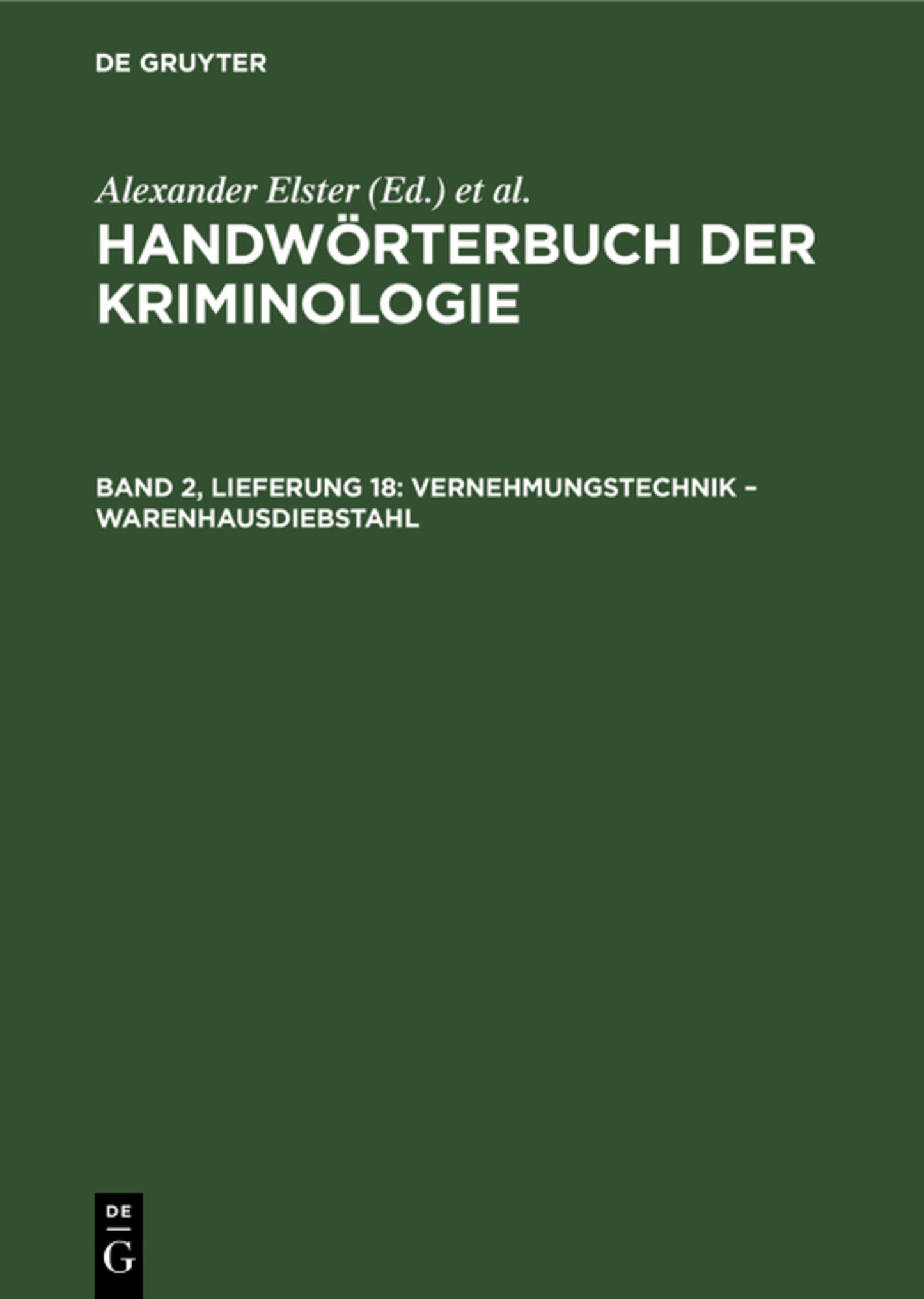 Vernehmungstechnik – Warenhausdiebstahl