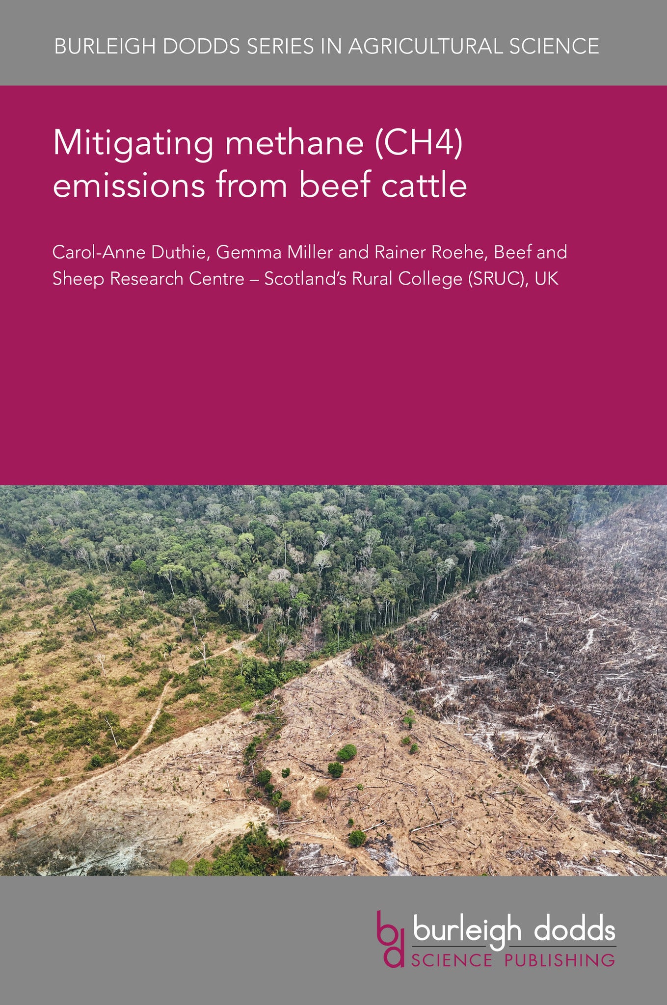 Cover image for Mitigating methane (CH4) emissions from beef cattle ISBN 