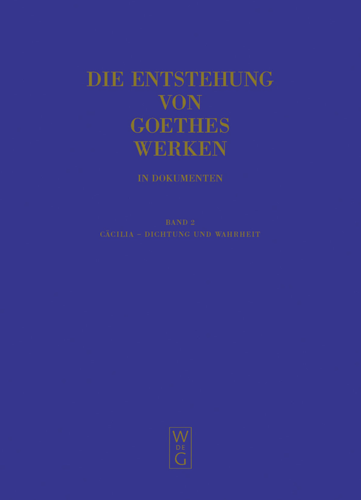 Cäcilia - Dichtung und Wahrheit