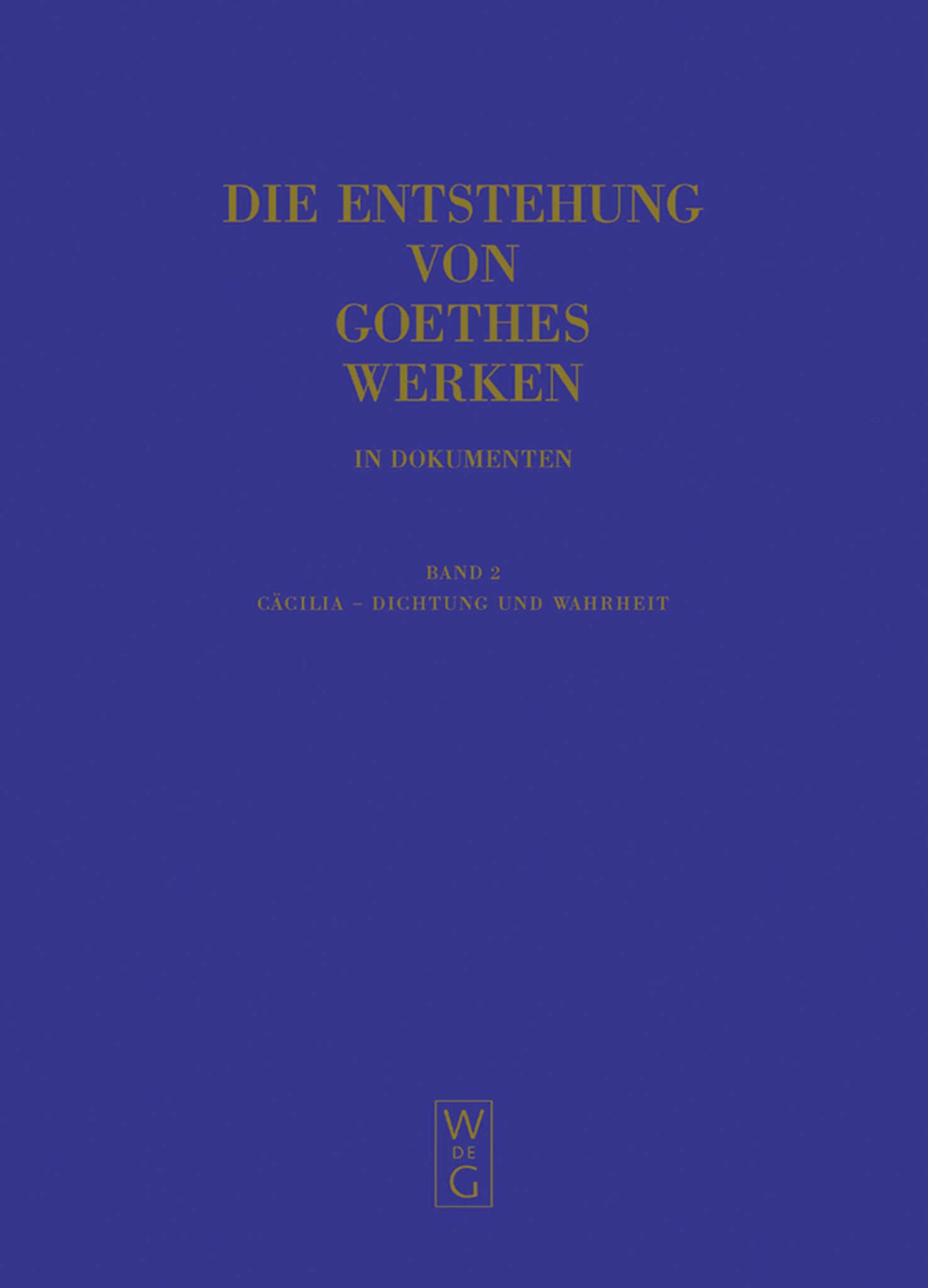 Cäcilia - Dichtung und Wahrheit
