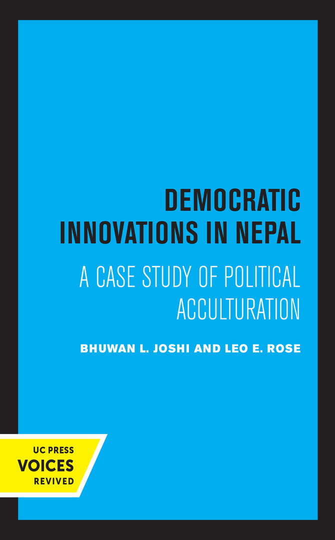 Cover image for Democratic Innovations in Nepal ISBN 9780520324053