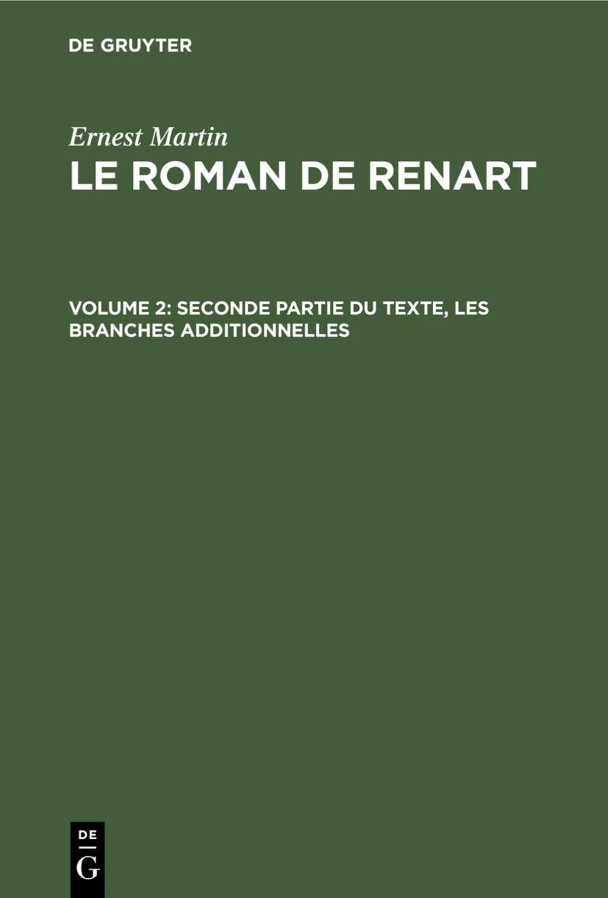 Seconde partie du texte, les branches additionnelles