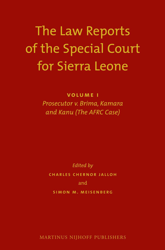 Law Reports of the Special Court for Sierra Leone (SET)