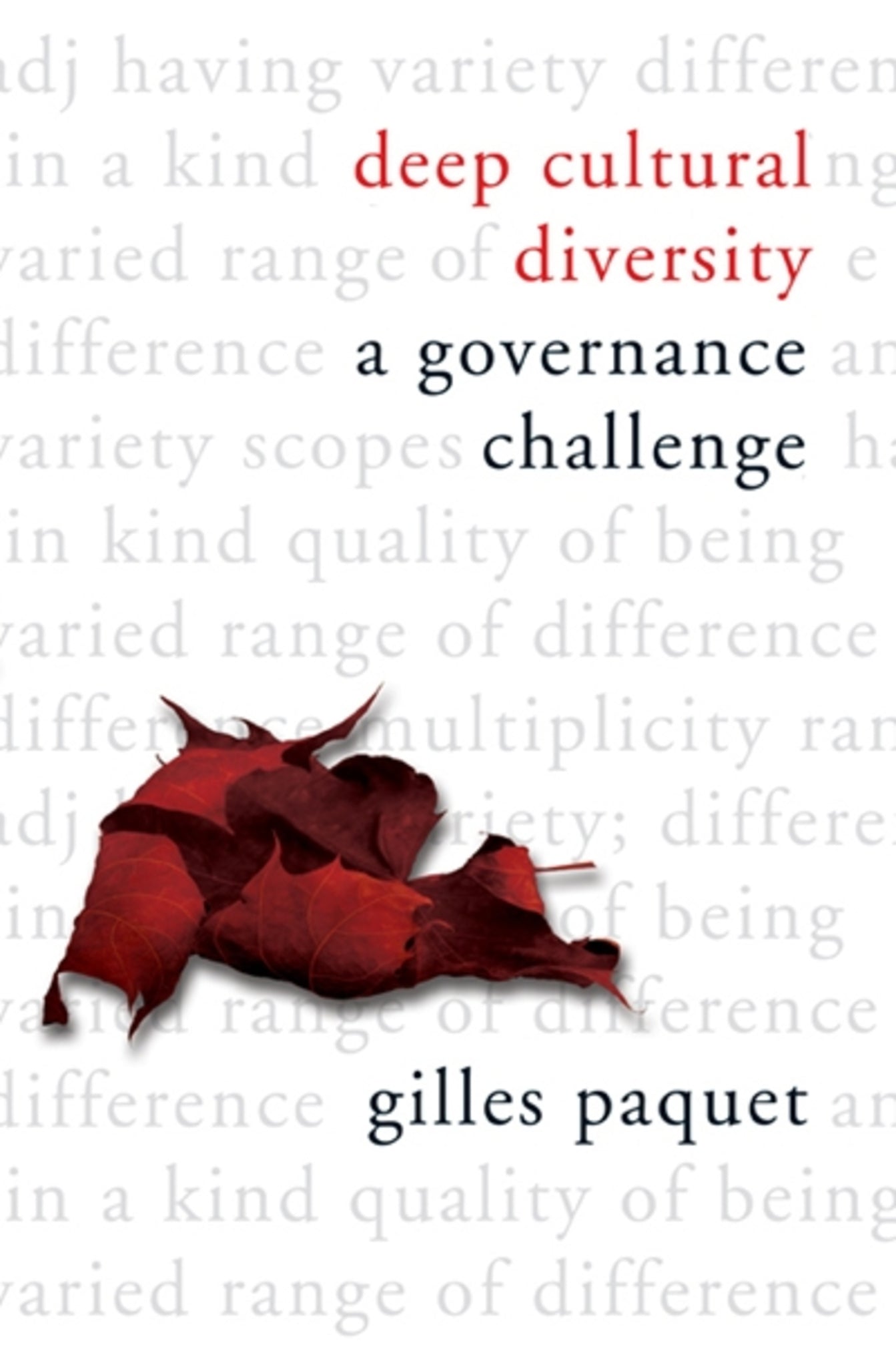 Cover image for Deep Cultural Diversity ISBN 9780776606736