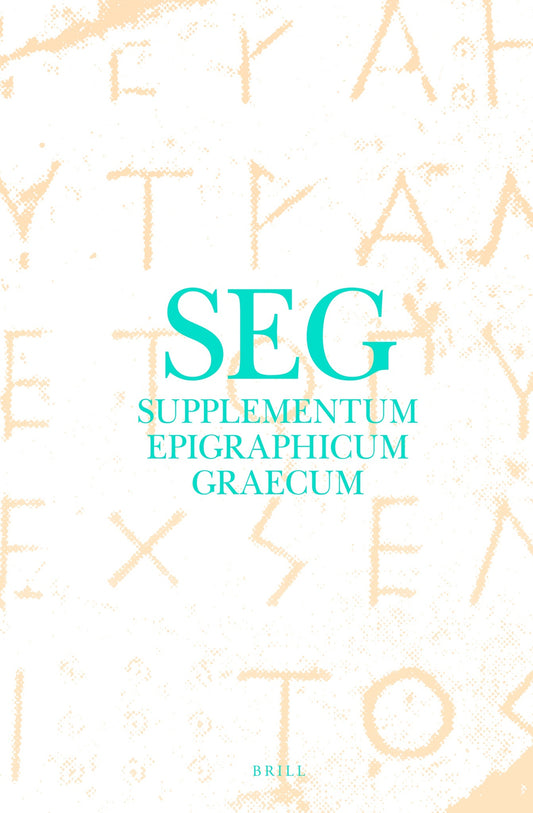 Supplementum Epigraphicum Graecum, Volume XXVIII (1978)