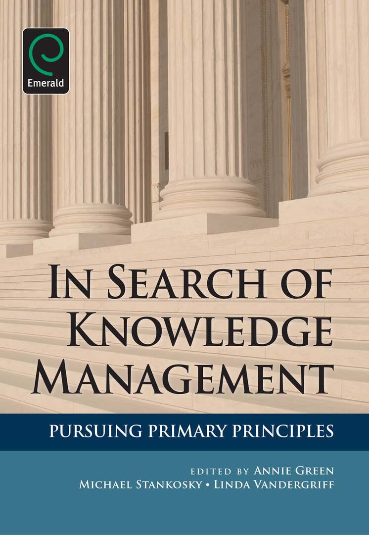 Cover image for In Search of Knowledge Management ISBN 9781849506731