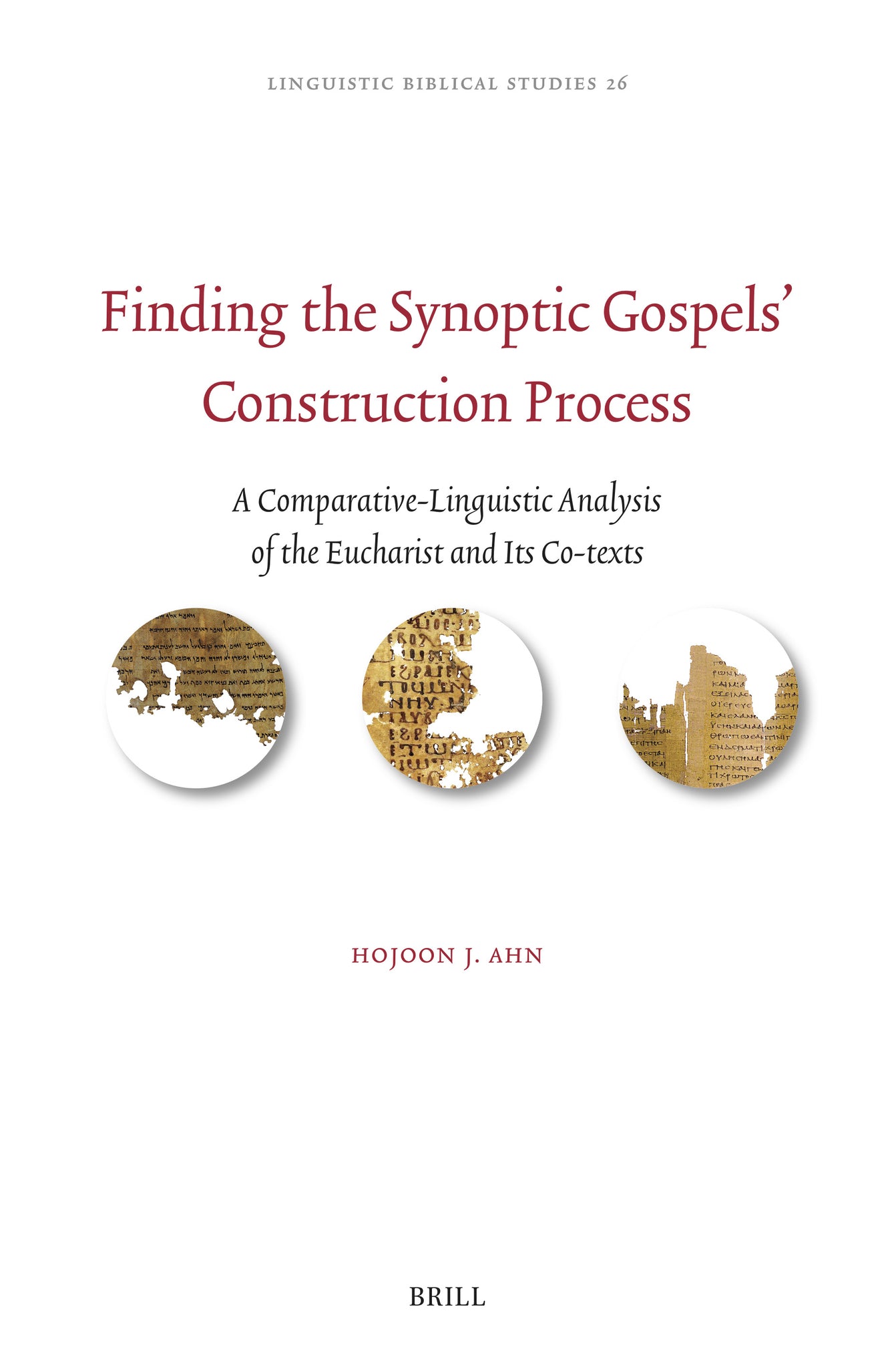 Cover image for Finding the Synoptic Gospels’ Construction Process ISBN 9789004696327