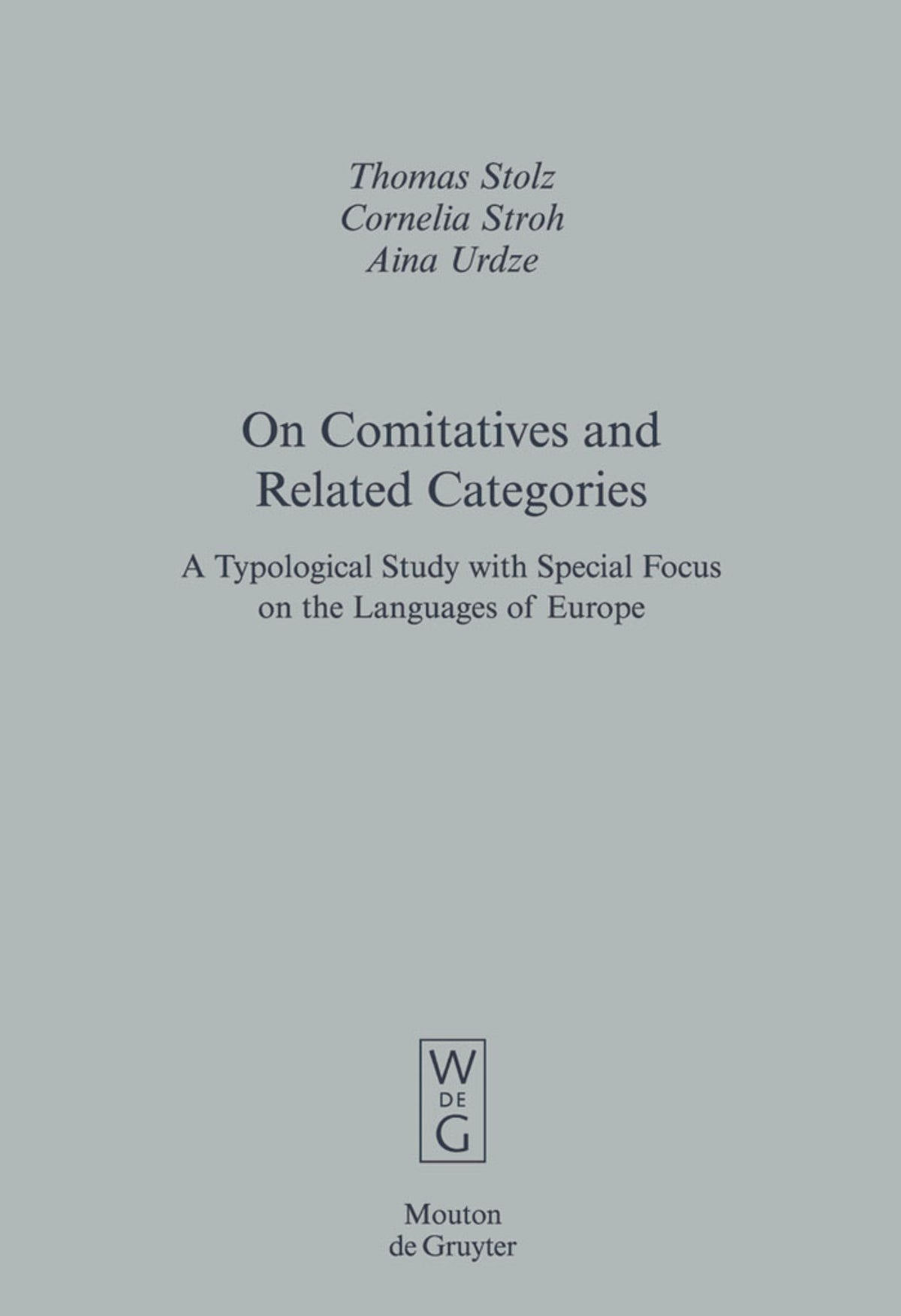 Cover image for On Comitatives and Related Categories ISBN 9783110185874