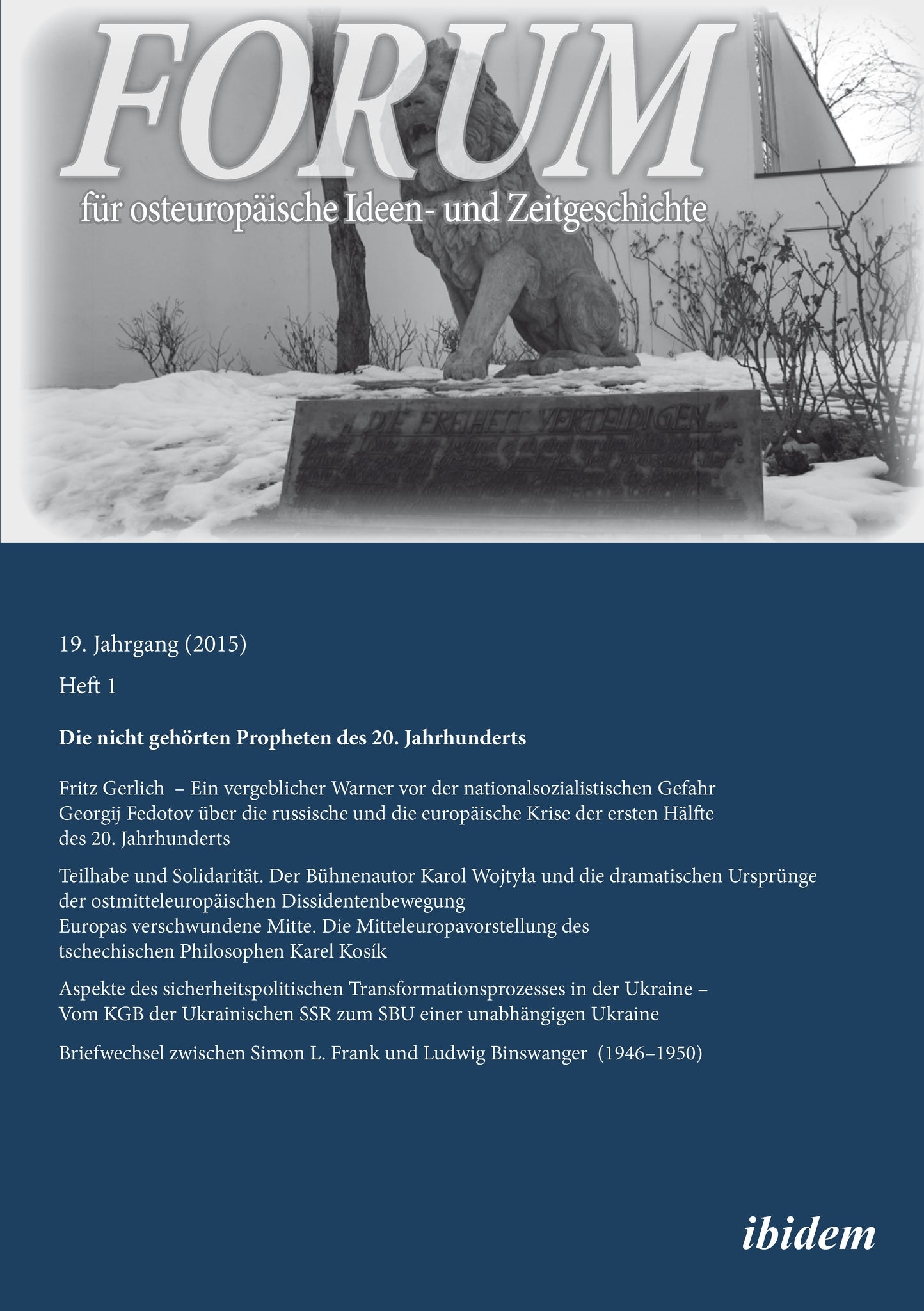 Forum für osteuropäische Ideen- und Zeitgeschichte