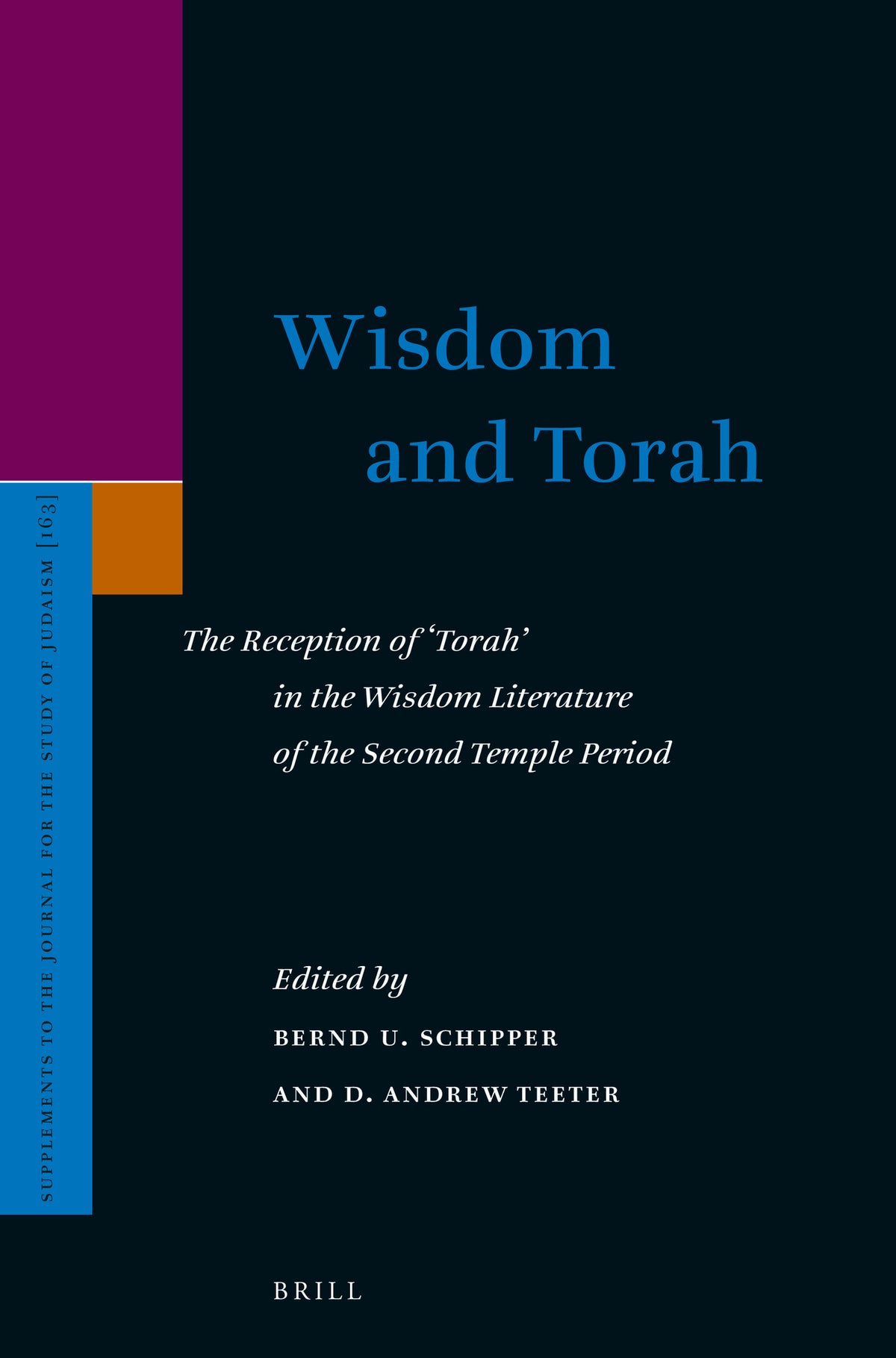 Cover image for Wisdom and Torah ISBN 9789004253322