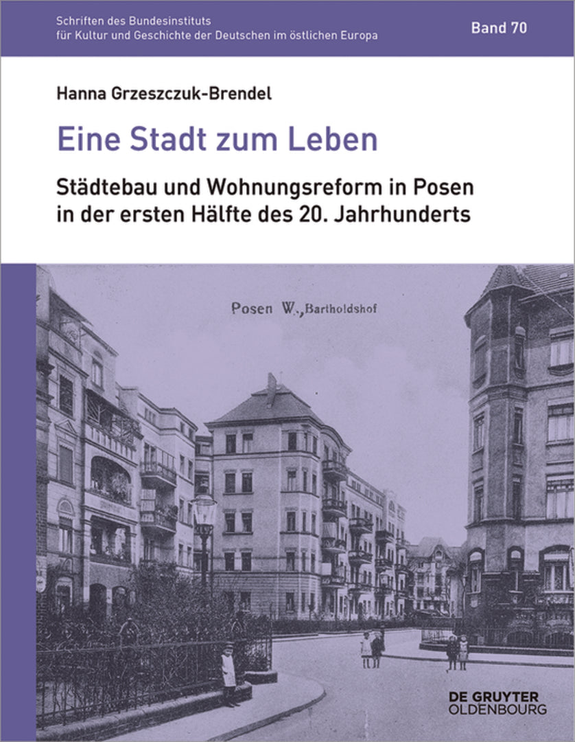 Cover image for Eine Stadt zum Leben ISBN 9783110548044