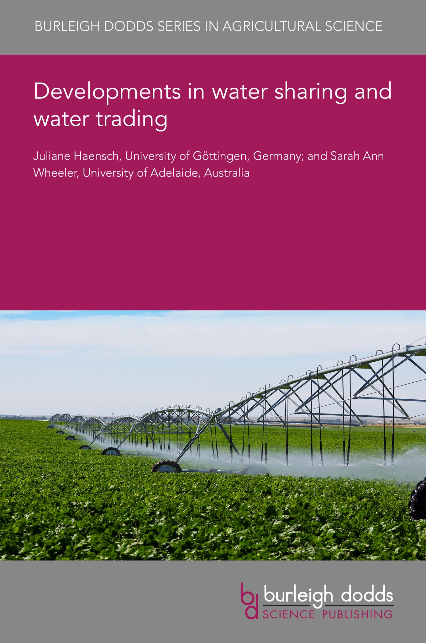 Cover image for Developments in water sharing and water trading ISBN 9781835451793