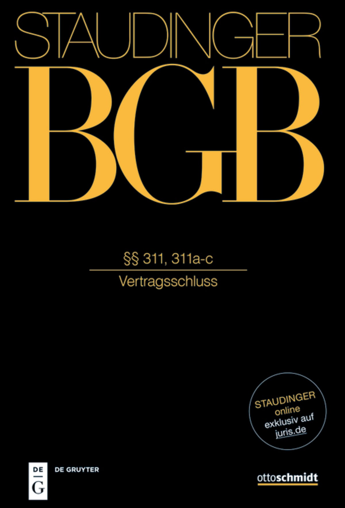 Cover image for §§ 311, 311a-c ISBN 9783805913409