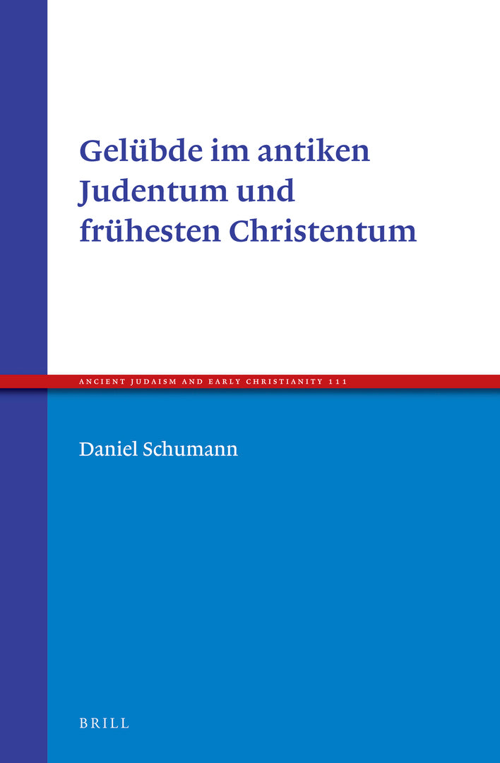Cover image for Gelübde im antiken Judentum und frühesten Christentum ISBN 9789004441842