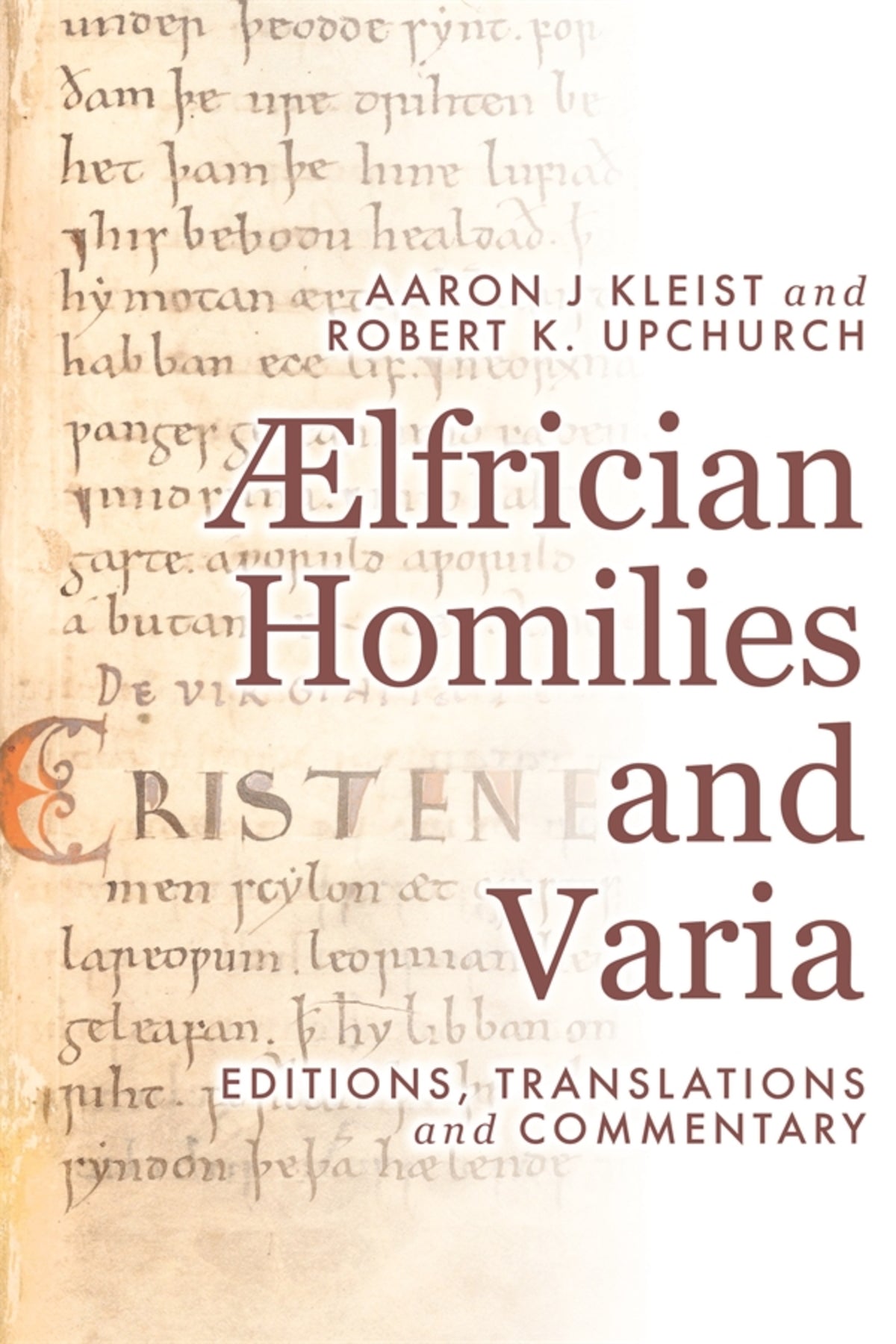 Cover image for Ælfrician Homilies and Varia ISBN 9781843845447