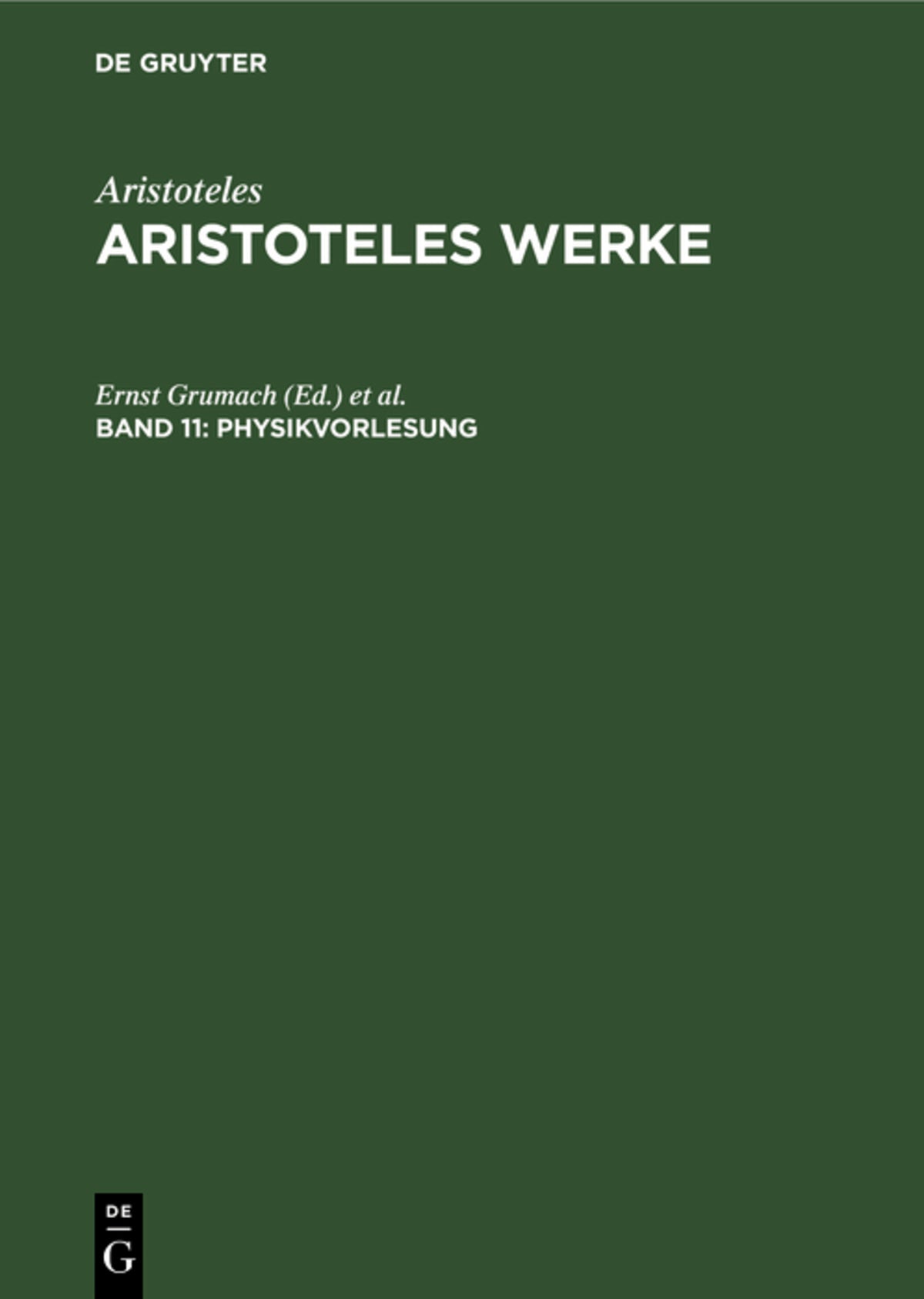 Cover image for Physikvorlesung ISBN 9783112612156
