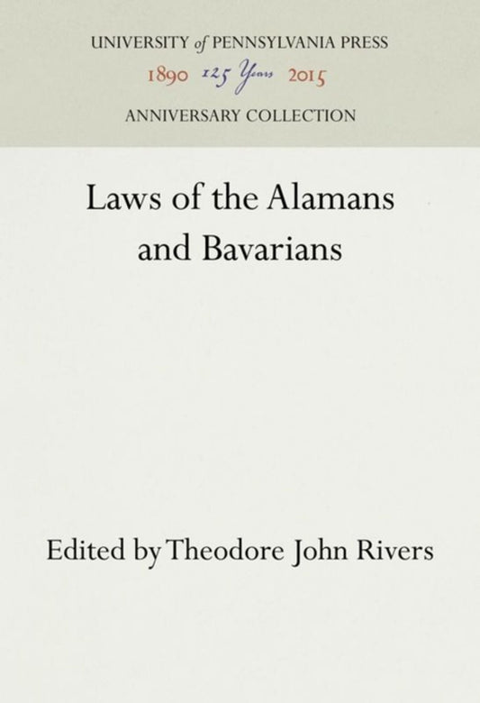 Laws of the Alamans and Bavarians