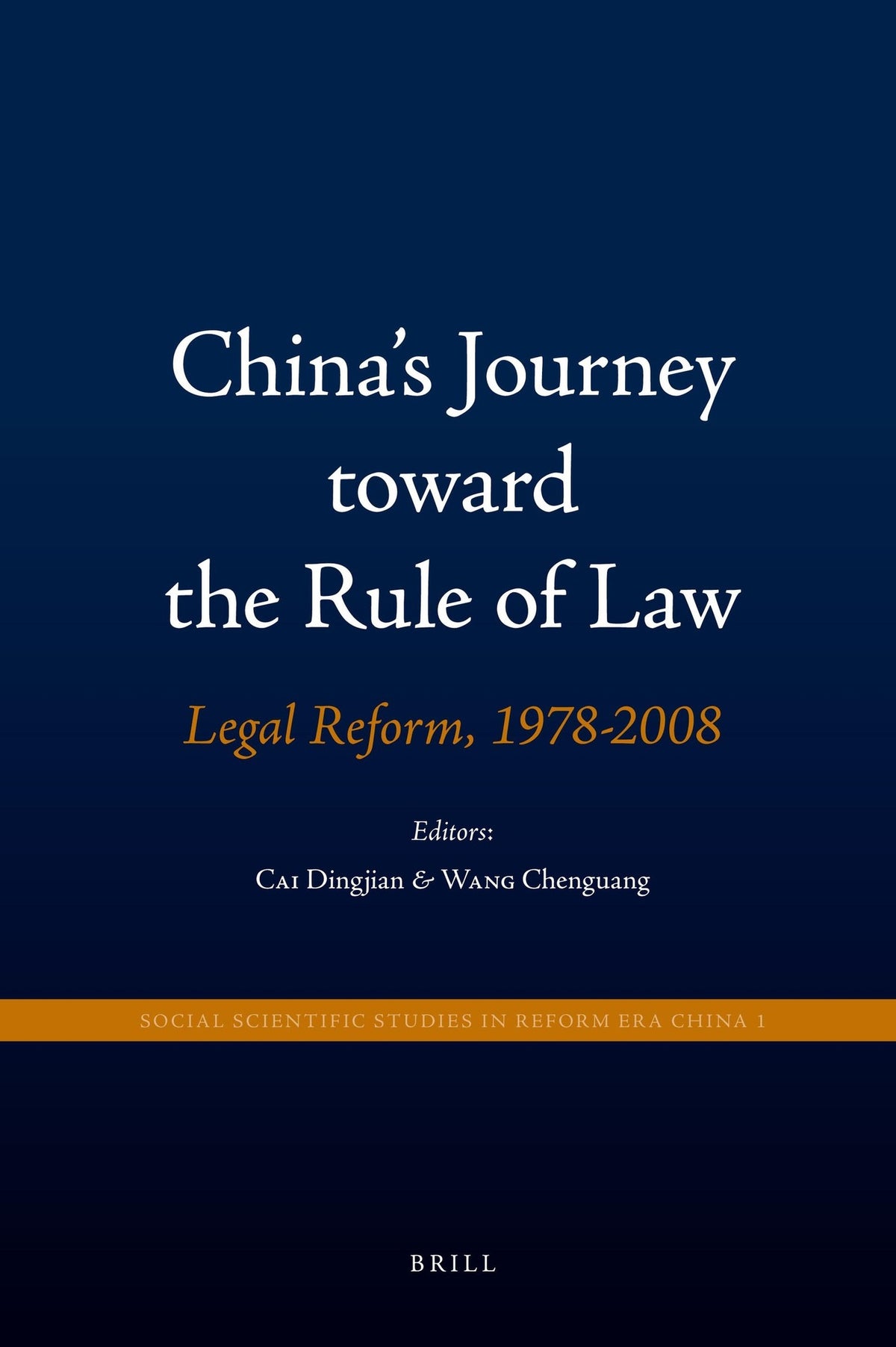 China's Journey toward the Rule of Law